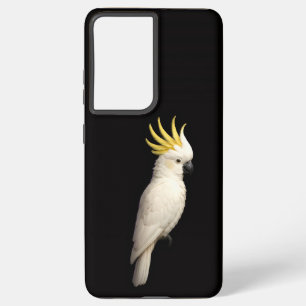 Black 4 Luxe Galaxy S21 Ultra, Crested Cockatoo Samsung Galaxy S21 Ultra Case
