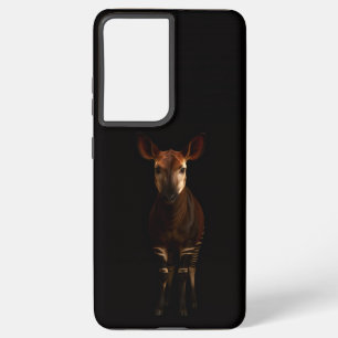 Black 4 Luxe Galaxy S21 Ultra, Forest Okapi Samsung Galaxy S21 Ultra Case