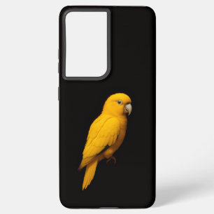 Black 4 Luxe Galaxy S21 Ultra, Golden Parakeet Samsung Galaxy S21 Ultra Case