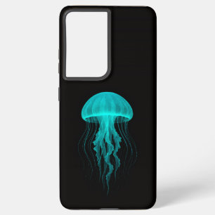 Black 4 Luxe Galaxy S21 Ultra, Green Jellyfish Samsung Galaxy S21 Ultra Case