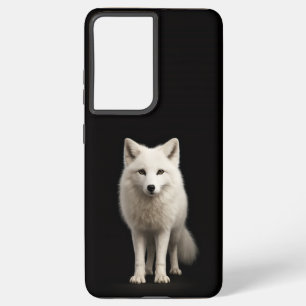 Black 4 Luxe Galaxy S21 Ultra, Ivory Arctic Fox Samsung Galaxy S21 Ultra Case