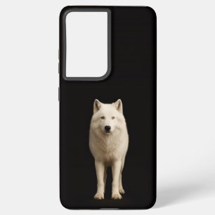 Black 4 Luxe Galaxy S21 Ultra, Ivory Arctic Wolf Samsung Galaxy S21 Ultra Case