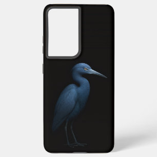Black 4 Luxe Galaxy S21 Ultra, Little Blue Heron Samsung Galaxy S21 Ultra Case