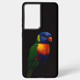 Black 4 Luxe Galaxy S21 Ultra, Lorikeet Parrot Samsung Galaxy S21 Ultra Case