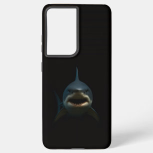 Black 4 Luxe Galaxy S21 Ultra, White Shark Samsung Galaxy S21 Ultra Case