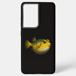 Black 4 Luxe Galaxy S21 Ultra, Yellow Putterfish Samsung Galaxy S21 Ultra Case