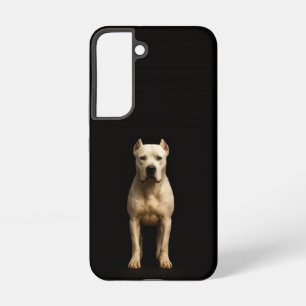 Black 4 Luxe Galaxy S22 Case, Bold Dogo Argentino Samsung Galaxy S22 Case