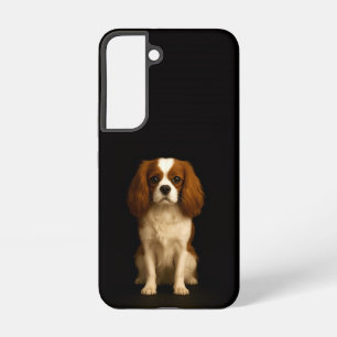 Black 4 Luxe Galaxy S22 Case, Cavalier Spaniel Samsung Galaxy S22 Case