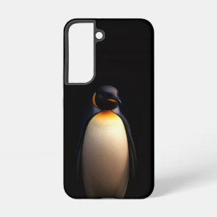 Black 4 Luxe Galaxy S22 Case, Emperor Penguin Samsung Galaxy S22 Case