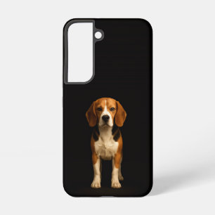 Black 4 Luxe Galaxy S22 Case, Kind Beagle Samsung Galaxy S22 Case