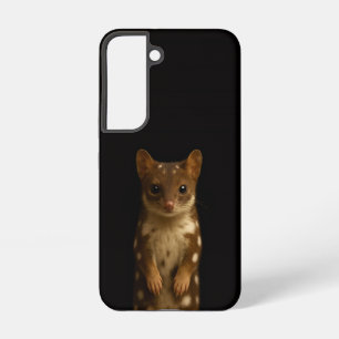 Black 4 Luxe Galaxy S22 Case, Sweet Quoll Samsung Galaxy S22 Case