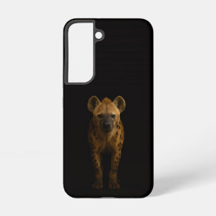 Black 4 Luxe Galaxy S22 Case, Wild Spotted Hyena Samsung Galaxy S22 Case