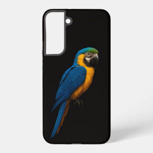 Black 4 Luxe Galaxy S22 Plus, Blue Yellow Macaw Samsung Galaxy S22+ Case