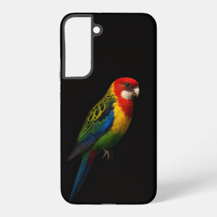 Black 4 Luxe Galaxy S22 Plus Case, Eastern Rosella Samsung Galaxy S22+ Case