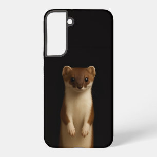 Black 4 Luxe Galaxy S22 Plus, Elegant Weasel Samsung Galaxy S22+ Case