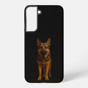 Black 4 Luxe Galaxy S22 Plus, German Shepherd Samsung Galaxy S22+ Case