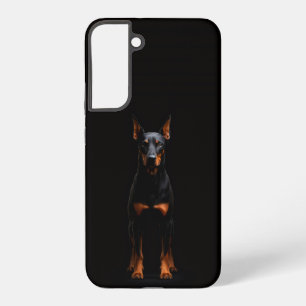 Black 4 Luxe Galaxy S22 Plus, Guardian Doberman Samsung Galaxy S22+ Case