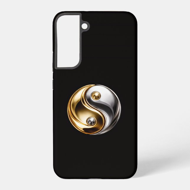 Black 4 Luxe Galaxy S22 Plus, Harmony Yin Yang Samsung Galaxy Case (Back)