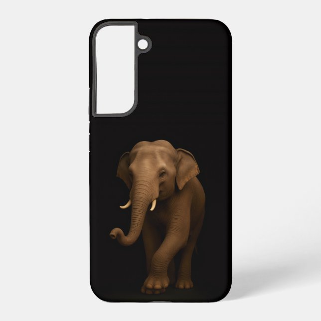 Black 4 Luxe Galaxy S22 Plus, Indian Elephant Samsung Galaxy Case (Back)