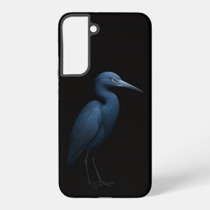 Black 4 Luxe Galaxy S22 Plus, Little Blue Heron Samsung Galaxy S22+ Case
