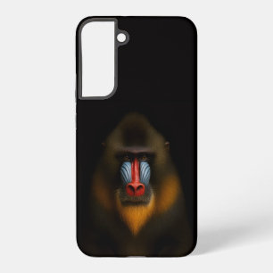Black 4 Luxe Galaxy S22 Plus, Mandrill Monkey Samsung Galaxy S22+ Case
