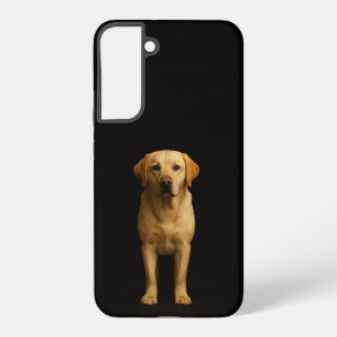 Black 4 Luxe Galaxy S22 Plus, Minimalist Labrador Samsung Galaxy S22+ Case