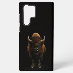 Black 4 Luxe Galaxy S22 Ultra, American Bison Samsung Galaxy S22 Ultra Case