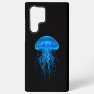 Black 4 Luxe Galaxy S22 Ultra, Blue Jellyfish Samsung Galaxy S22 Ultra Case