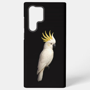 Black 4 Luxe Galaxy S22 Ultra, Crested Cockatoo Samsung Galaxy S22 Ultra Case