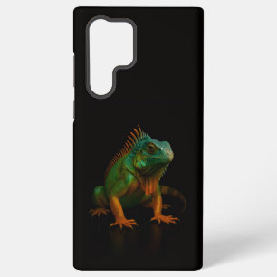 Black 4 Luxe Galaxy S22 Ultra, Green Iguana Samsung Galaxy S22 Ultra Case
