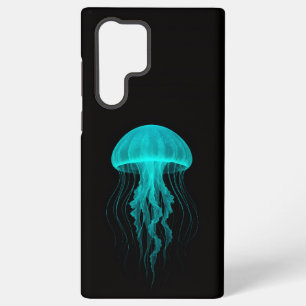 Black 4 Luxe Galaxy S22 Ultra, Green Jellyfish Samsung Galaxy S22 Ultra Case
