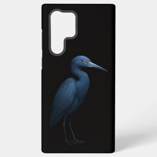 Black 4 Luxe Galaxy S22 Ultra, Little Blue Heron Samsung Galaxy S22 Ultra Case