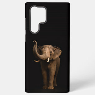 Black 4 Luxe Galaxy S22 Ultra, Mighty Elephant Samsung Galaxy S22 Ultra Case