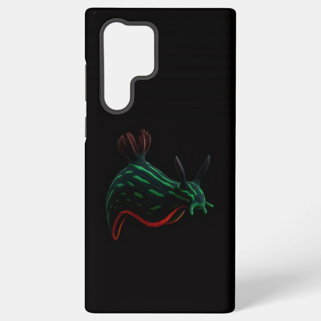 Black 4 Luxe Galaxy S22 Ultra, Neon Sea Slug  Samsung Galaxy Case (Back)