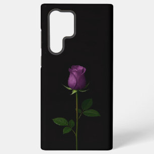 Black 4 Luxe Galaxy S22 Ultra, Royal Violet Rose Samsung Galaxy S22 Ultra Case