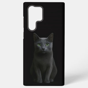 Black 4 Luxe Galaxy S22 Ultra, Russian Blue Cat Samsung Galaxy S22 Ultra Case