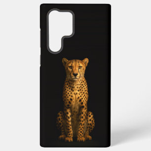Black 4 Luxe Galaxy S22 Ultra, Sleek Cheetah Samsung Galaxy S22 Ultra Case