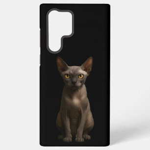 Black 4 Luxe Galaxy S22 Ultra, Sphynx Cat Samsung Galaxy S22 Ultra Case