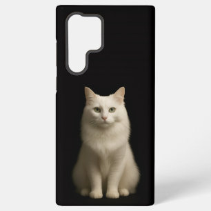 Black 4 Luxe Galaxy S22 Ultra, Turkish Angora Cat Samsung Galaxy S22 Ultra Case