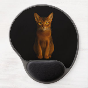 Black 4 Luxe Gel Mousepad, Abyssinian Beauty Mouse Pad