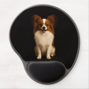 Black 4 Luxe Gel Mousepad, Refined Papillon Gel Mouse Pad