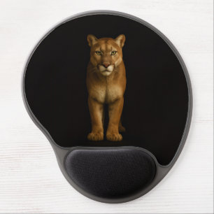 Black 4 Luxe Gel Mousepad, Silent Prime Puma Gel Mouse Pad