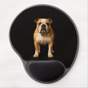 Black 4 Luxe Gel Mousepad, Stamina Bulldog Mouse Pad