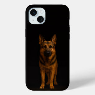 Black 4 Luxe, German Shepherd Dog iPhone 15 Plus iPhone 15 Plus Case