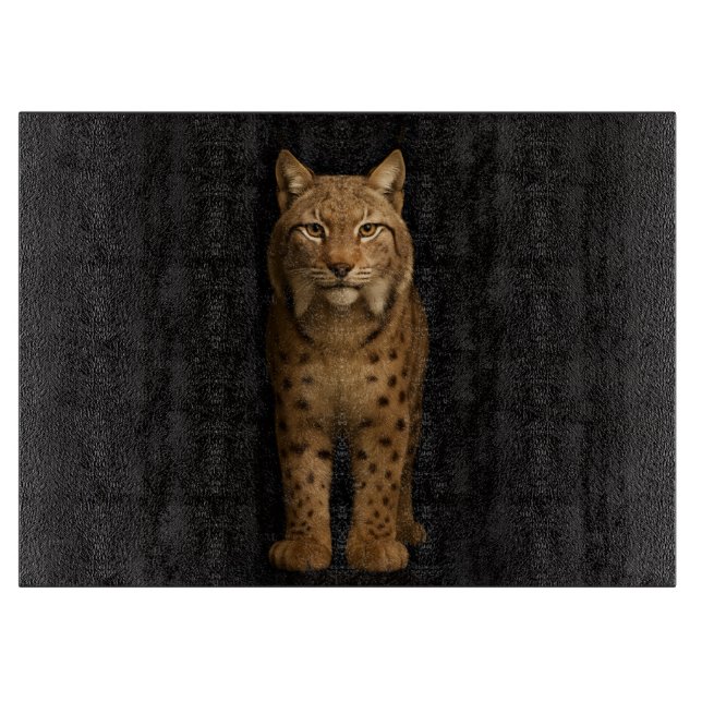 Black 4 Luxe Glass board Silent Lynx (Front)