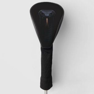 Black 4 Luxe Golf Driver Cover, Black Mamba Head Cover