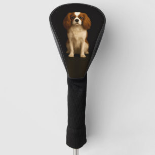 Black 4 Luxe Golf Driver Cover, Sweet Cavalier Head Cover
