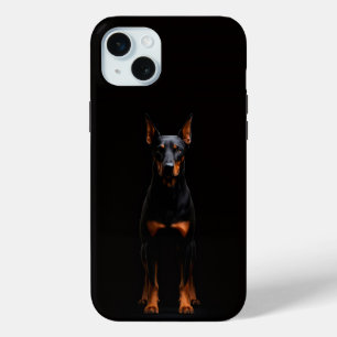 Black 4 Luxe, Guardian Doberman iPhone 15 Plus Case