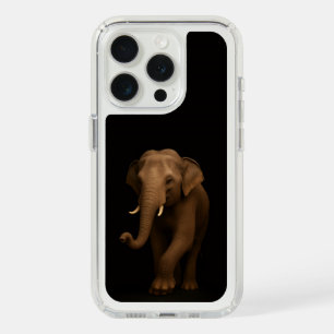 Black 4 Luxe, Indian Elephant iPhone 15 Pro Case