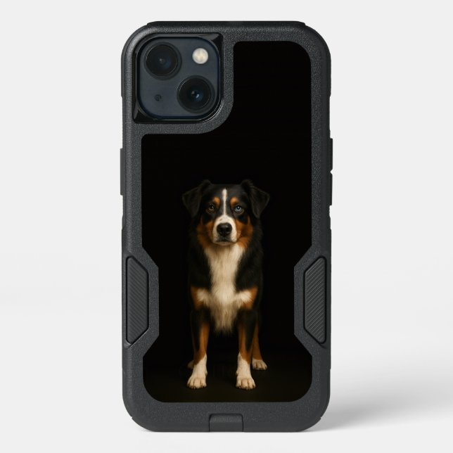 Black 4 Luxe  iPhone 13 Case, Australian Shepherd Case (Back)